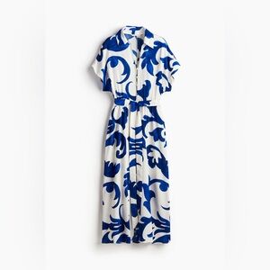 NWT H&M Tie-Belt Shirt Dress